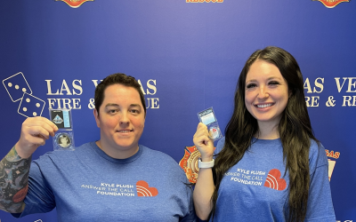 Alexis Jones and Alana Amador from Las Vegas Honored with Challenge Coins!